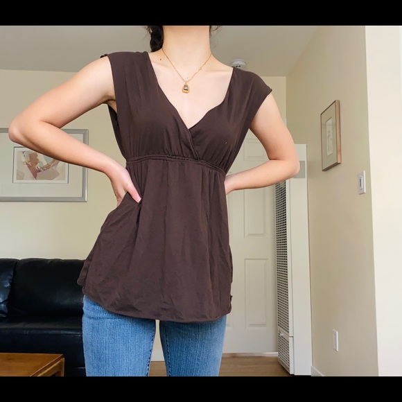 Y2k brown flared top - Picture 2 of 3